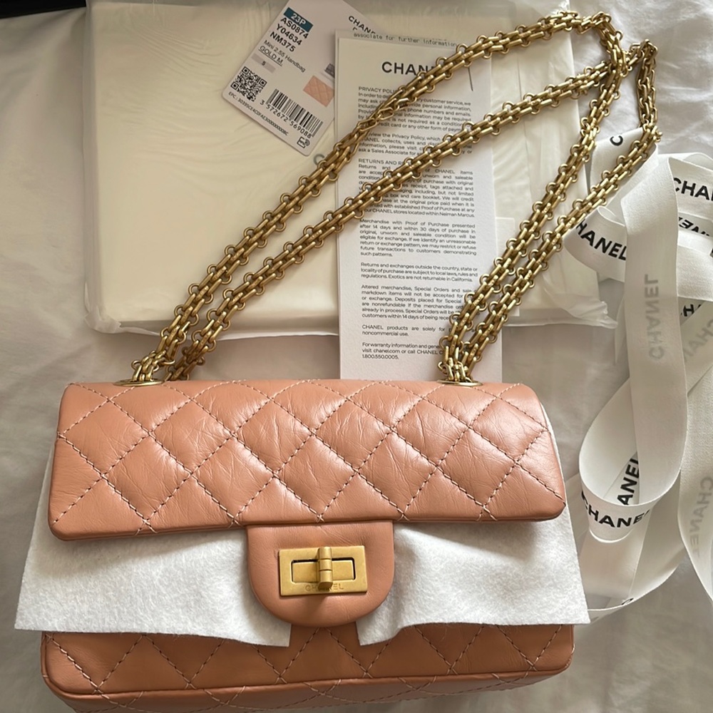 Chanel reissue 2.55 mini flap bag - Picture 2 of 9